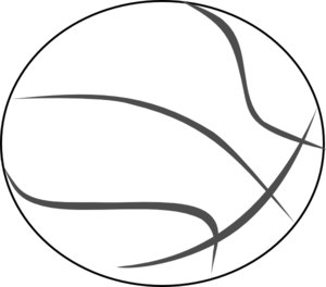 Basketball Ball Clipart Black And White.