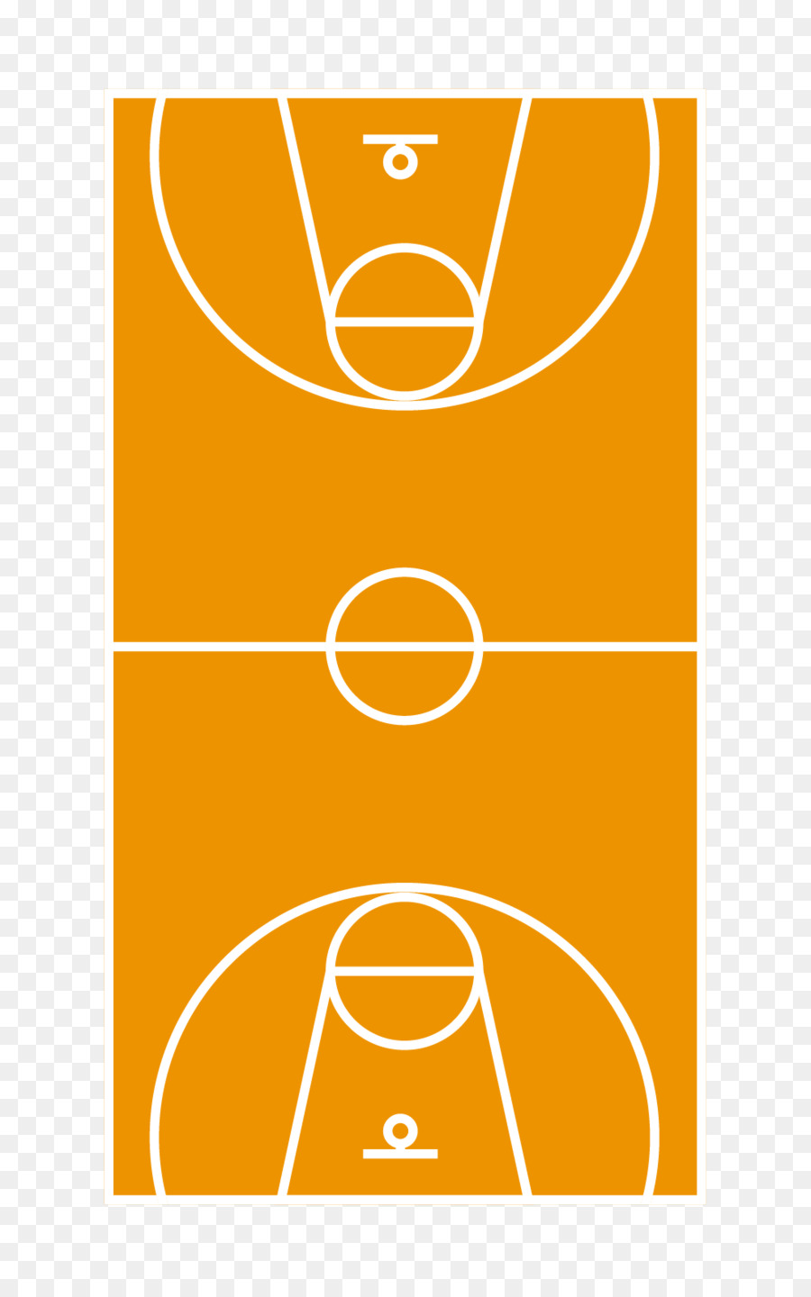 475 Basketball Court free clipart.