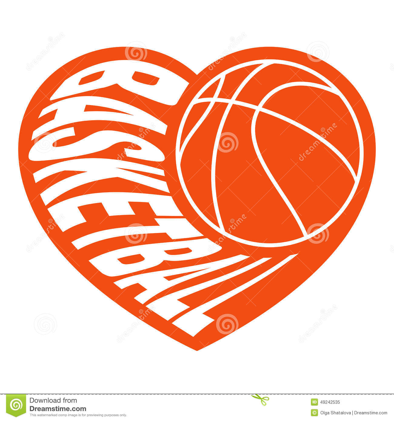 Basketball Heart Clipart Black And White. Basketball Heart Clipart Black And White.