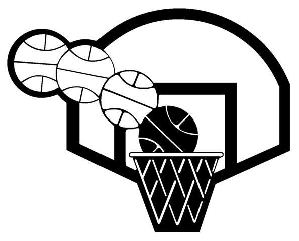 basketball hoop clipart black and white 20 free Cliparts | Download ...