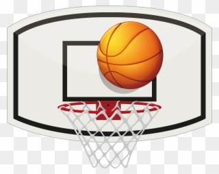 Free PNG Basketball In Net Clip Art Download.