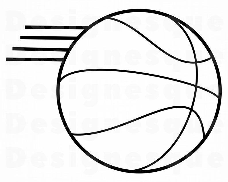 Basketball Outline SVG, Basketball SVG, Basketball Clipart, Basketball  Files for Cricut, Basketball Cut Files For Silhouette, Dxf, Png, Eps.