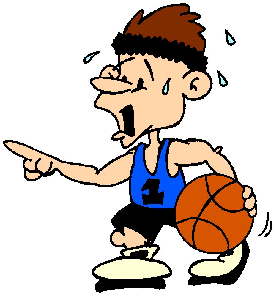 Cartoon Basketball Clipart.