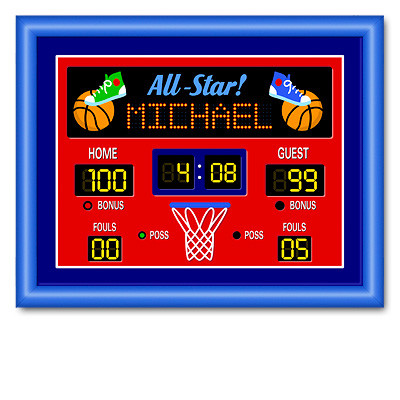 Basketball Scoreboard Clipart.