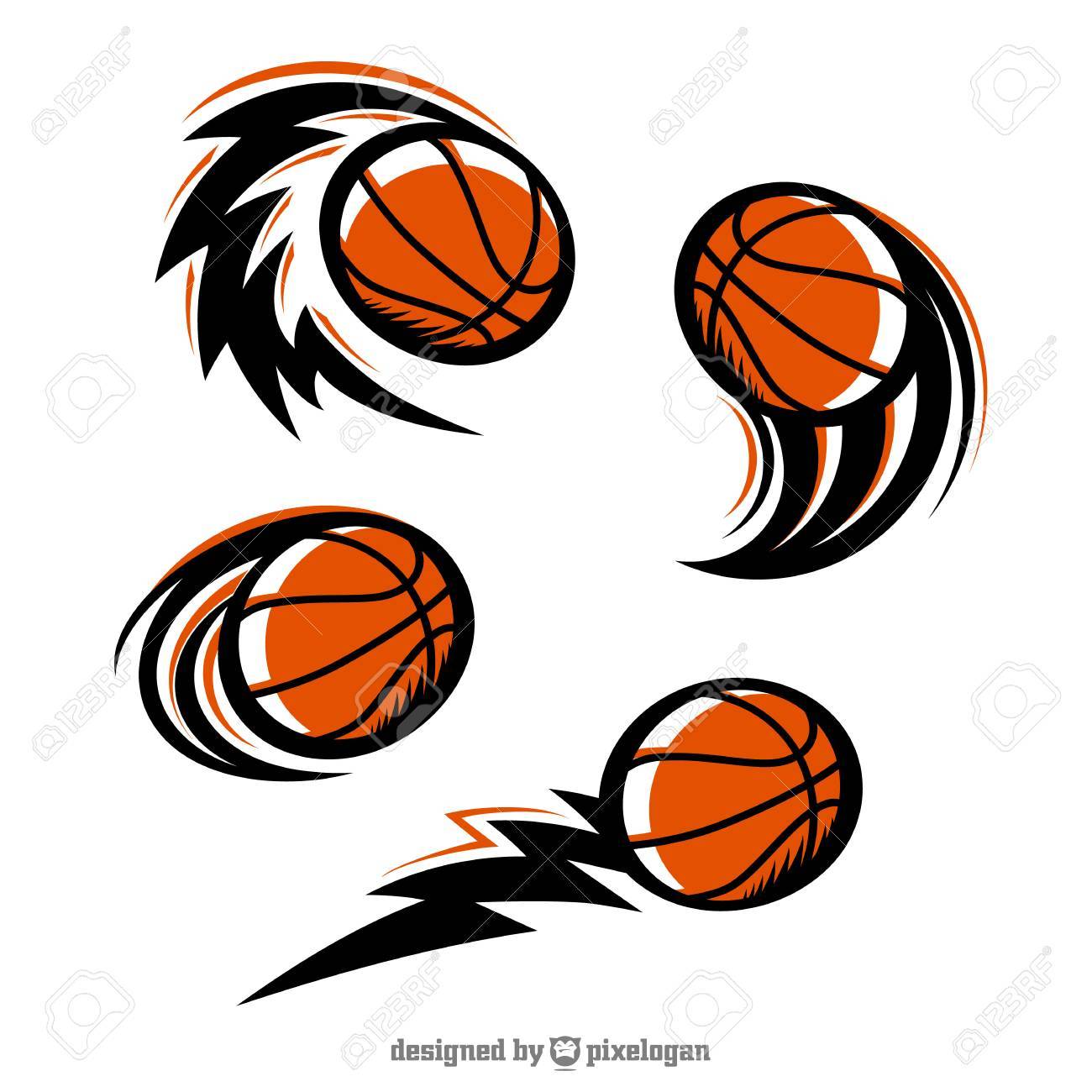 basketball swish logo