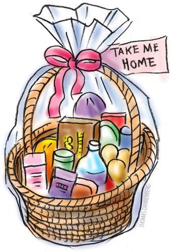 Clip Art Gift Baskets Clipart.