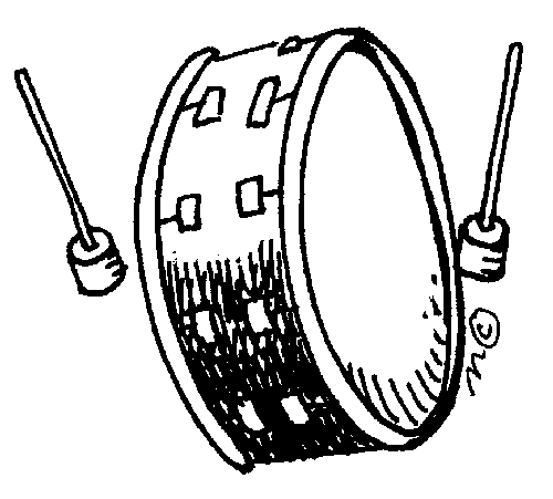 Bass drum clip art.
