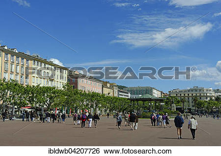 Stock Images of Saint Nicolas Place, Bastia, Haute.