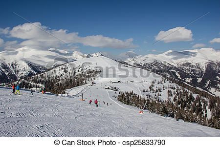 Stock Photographs of Skiing In Bad Kleinkirchheim.
