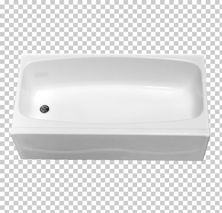 Ceramic kitchen sink Tap, Top View bath PNG clipart.