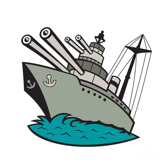Ship Clip Art, Battleship Free Clipart.