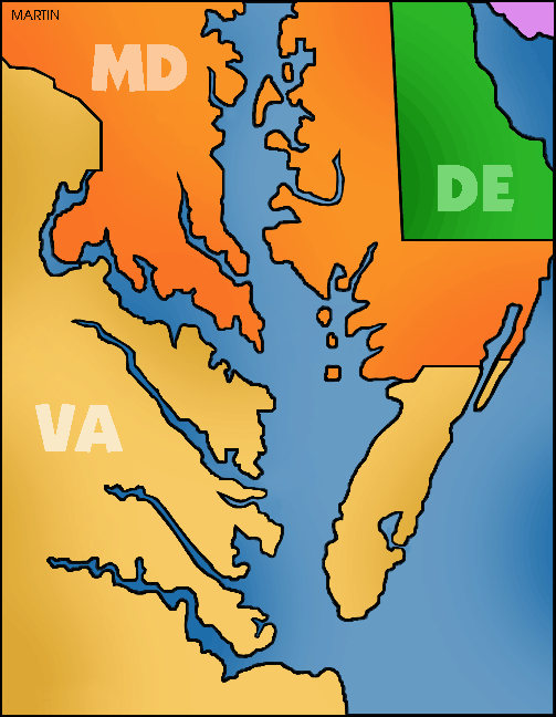 Chesapeake bay clip art.