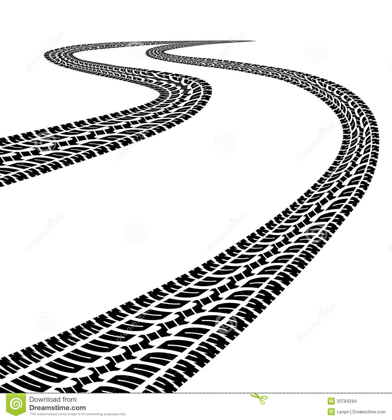 Road Clipart Black and White.