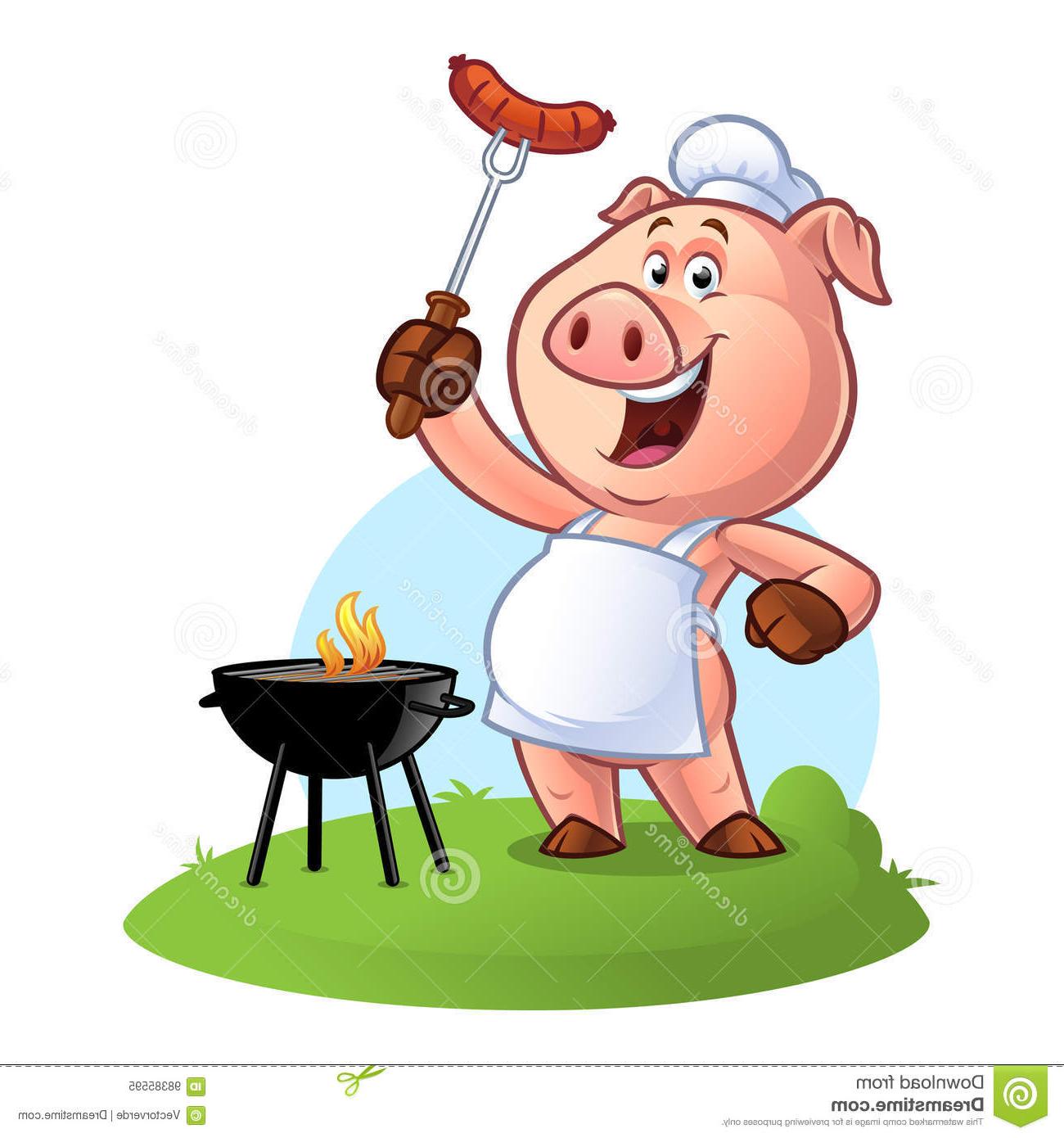 HD Bbq Pig Chef Vector Design » Free Vector Art, Images, Graphics.