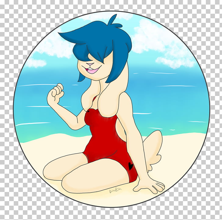 Thumb Legendary creature , beach babe PNG clipart.