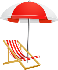 Download beach umbrella and chair transparent png clip art.