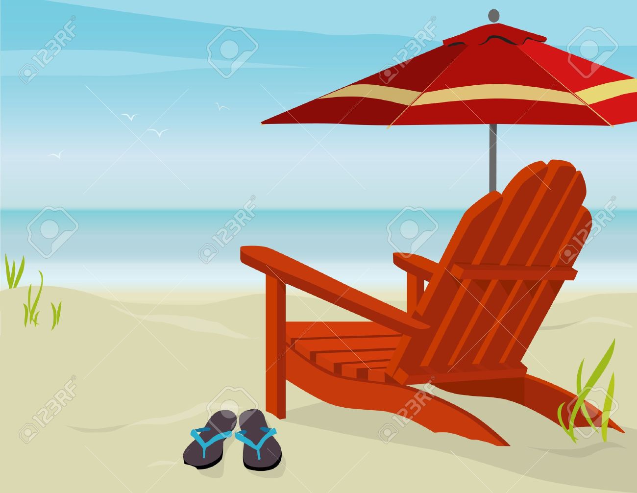 Beach chairs clipart 20 free Cliparts | Download images on 
