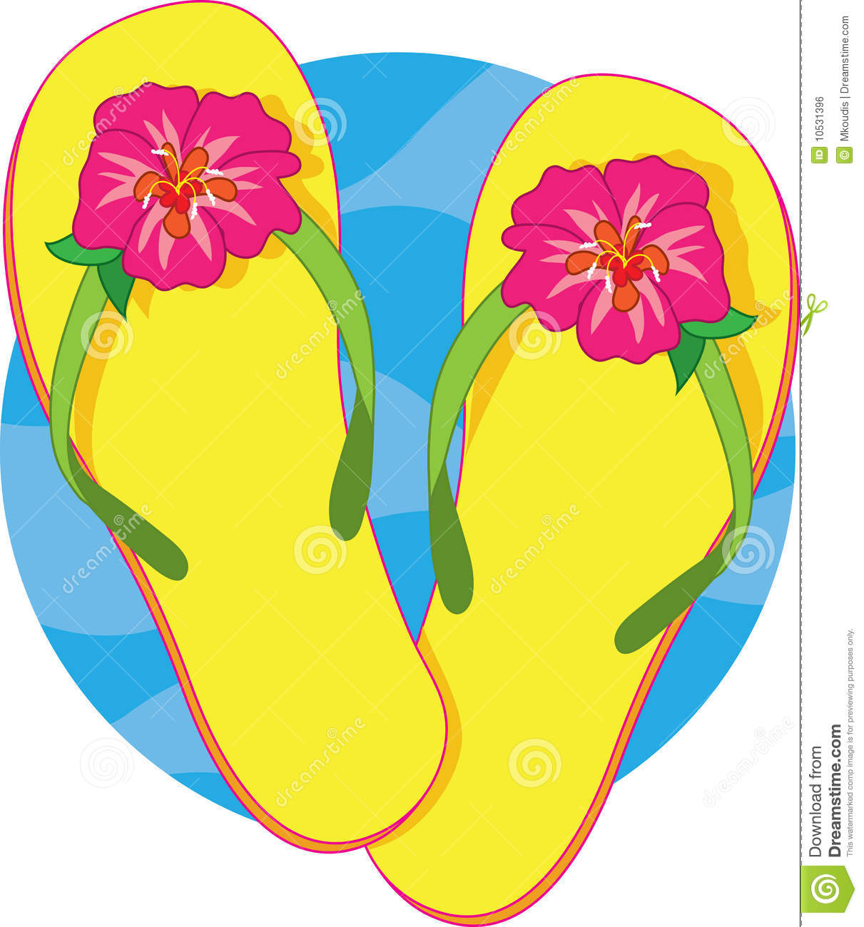 211 Sandals free clipart.