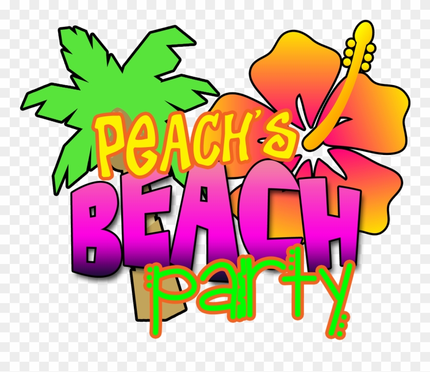 Peach's Beach Party Clipart (#632054).