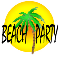 Beach Party Clipart.