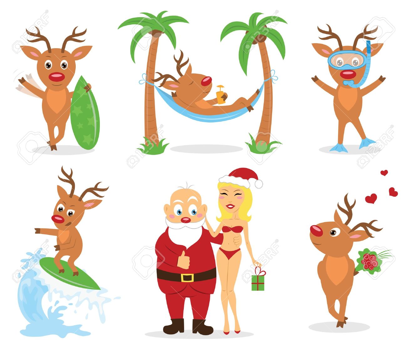 Free Beach Christmas Cliparts, Download Free Clip Art, Free Clip Art.