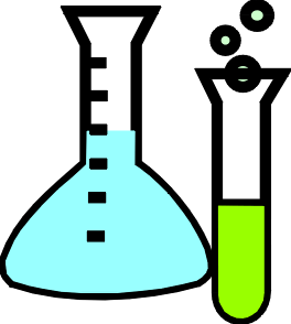 Beakers test tubes clip art.