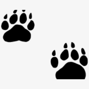Grizzly Bear Clipart Paw Print.