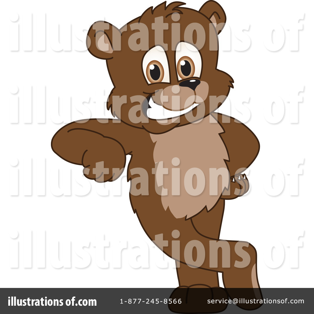 Bear Mascot Clipart #226548.