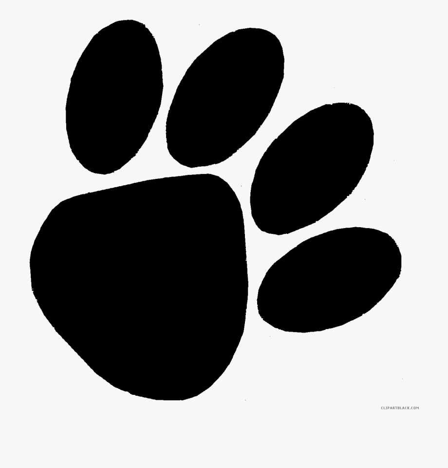 Bear Paw Clipart Black And White.