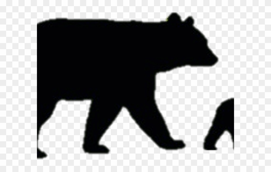 bear with cub clipart silhouette 10 free Cliparts Download images on