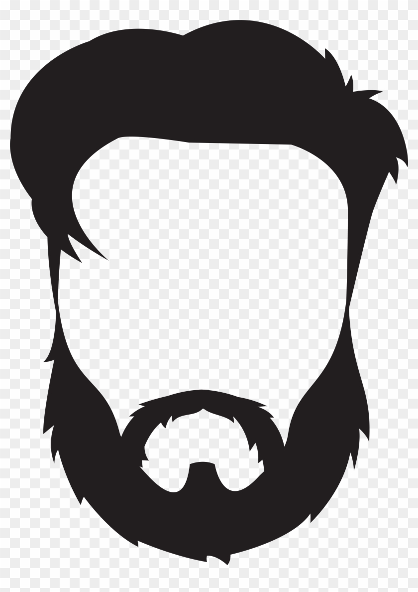 Man Hair Beard Mustache Png Clip Art Image.