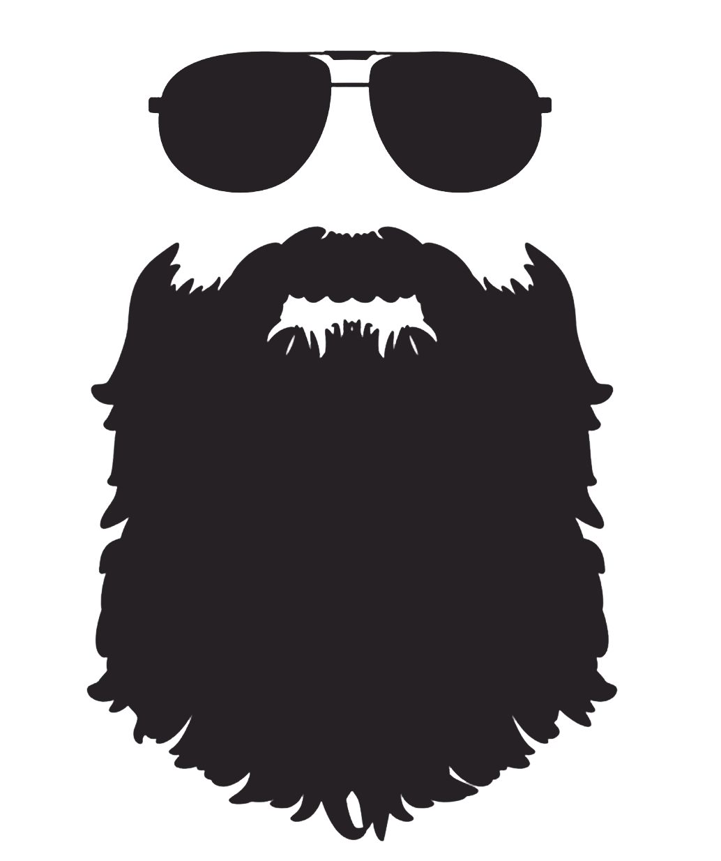 Beard Silhouette Clip art.