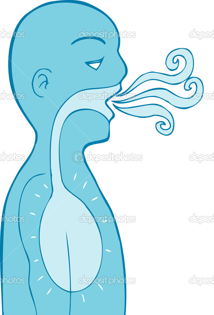 Breathing pictures clip art.
