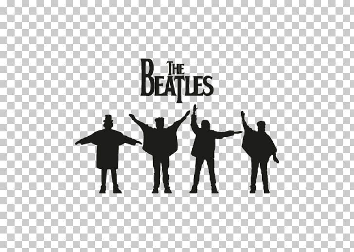 Abbey Road Help! The Beatles Music, Silhouette PNG clipart.