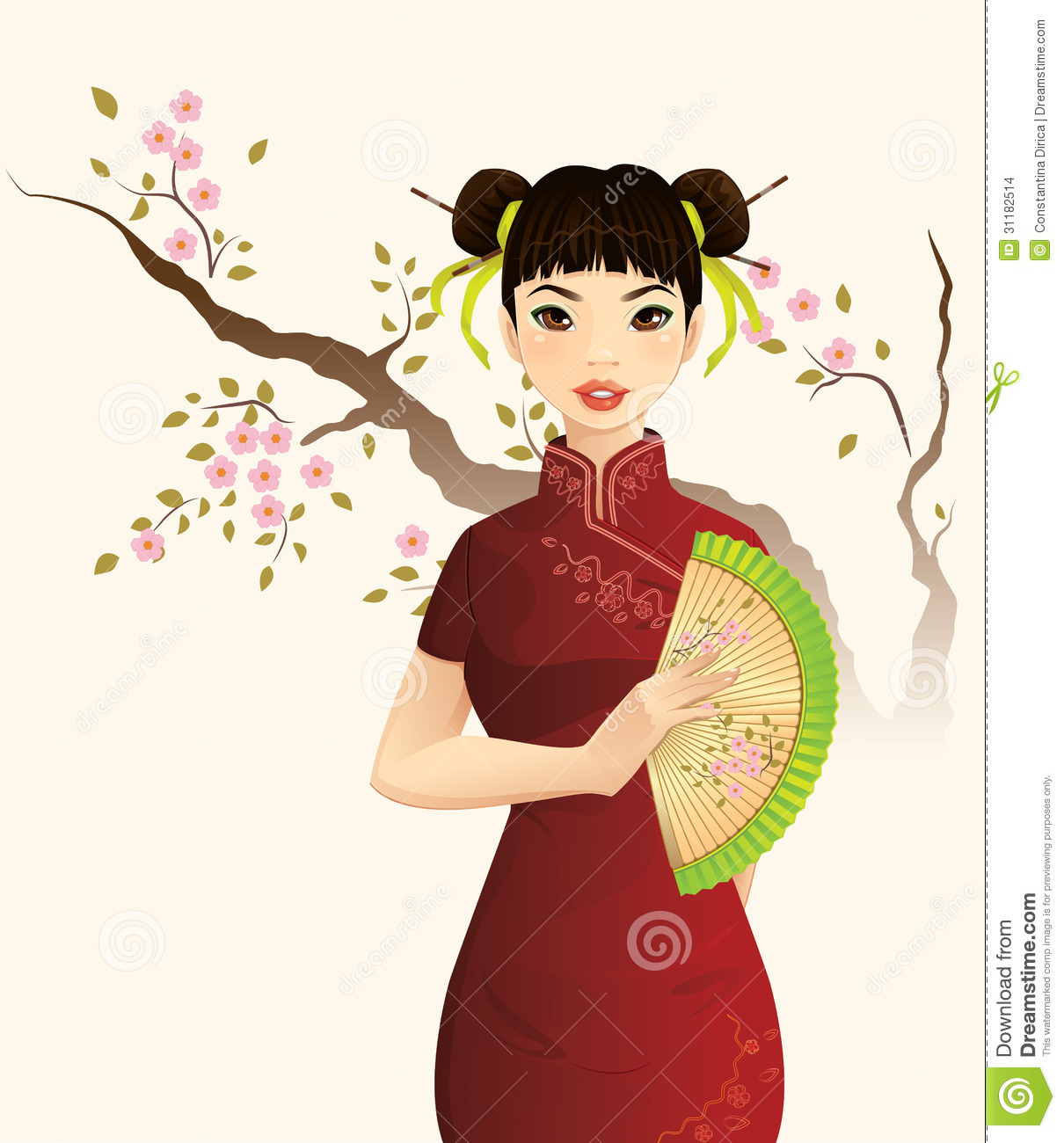 Beautiful chinese woman long dress clipart 20 free 