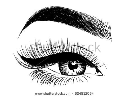 Beautiful eye clipart black and white 1 » Clipart Station.