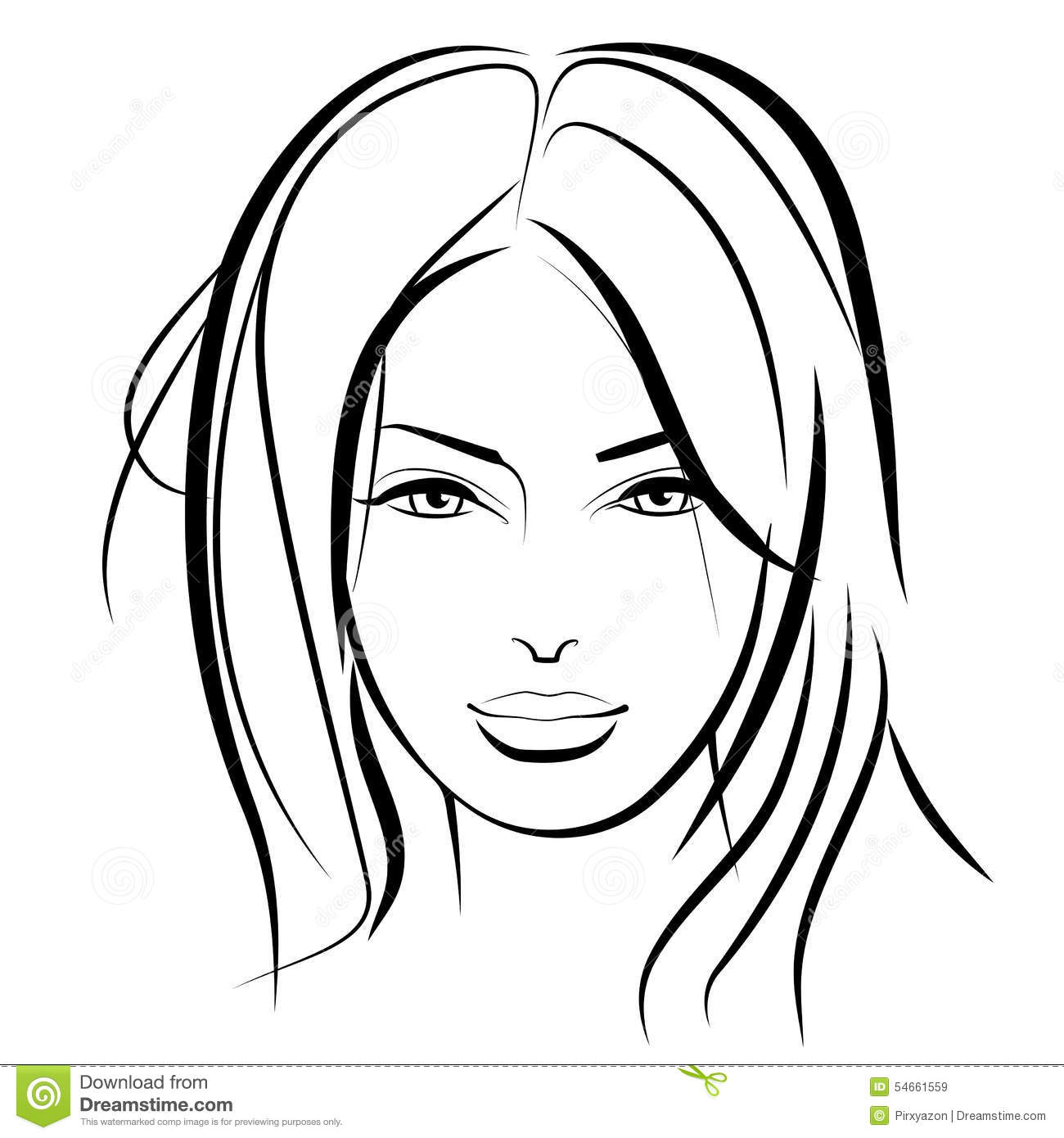Beautiful Girl Clipart Black And White 10 Free Cliparts Download Images On Clipground 2024