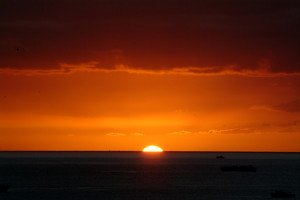Sunset Photo Clipart Image.