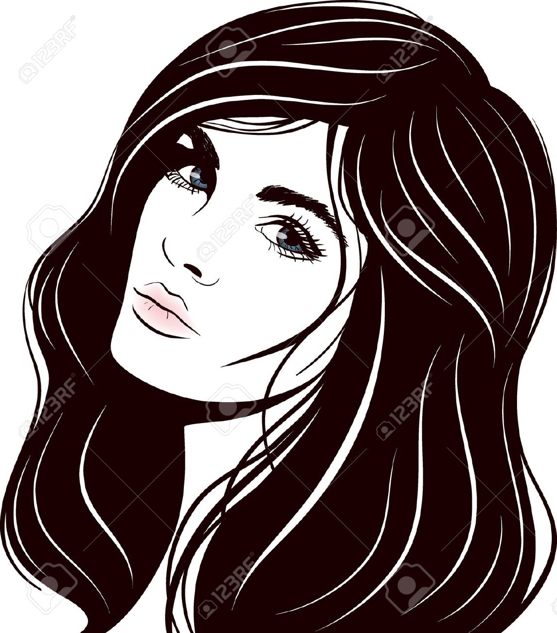 pretty girl face clipart 20 free Cliparts | Download images on