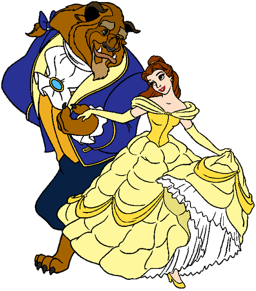 87+ Beauty And The Beast Clip Art.