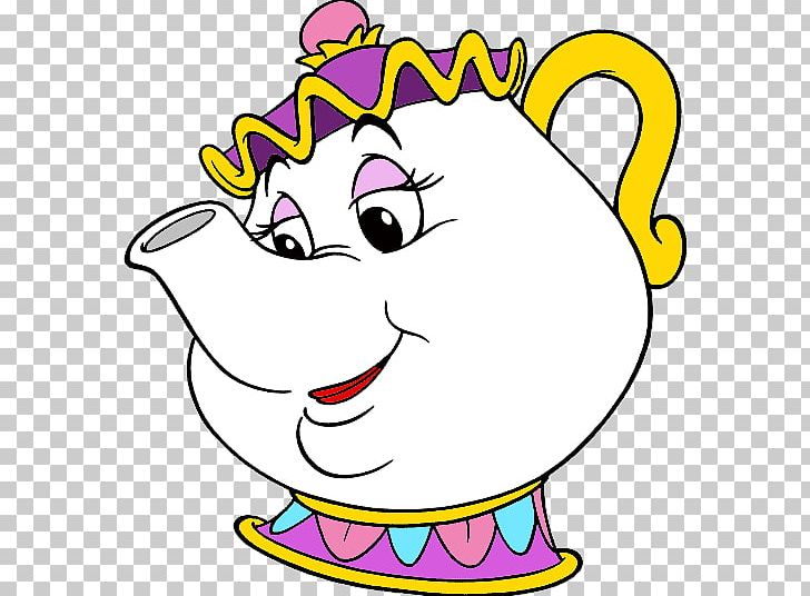 Mrs. Potts Beauty And The Beast Belle Cogsworth PNG, Clipart.