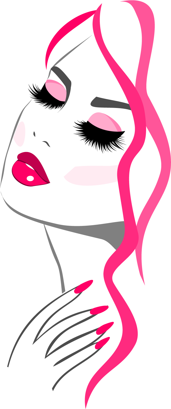 Beauty Face Clipart Png.