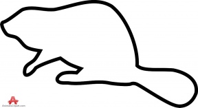Beaver Tail Clipart.