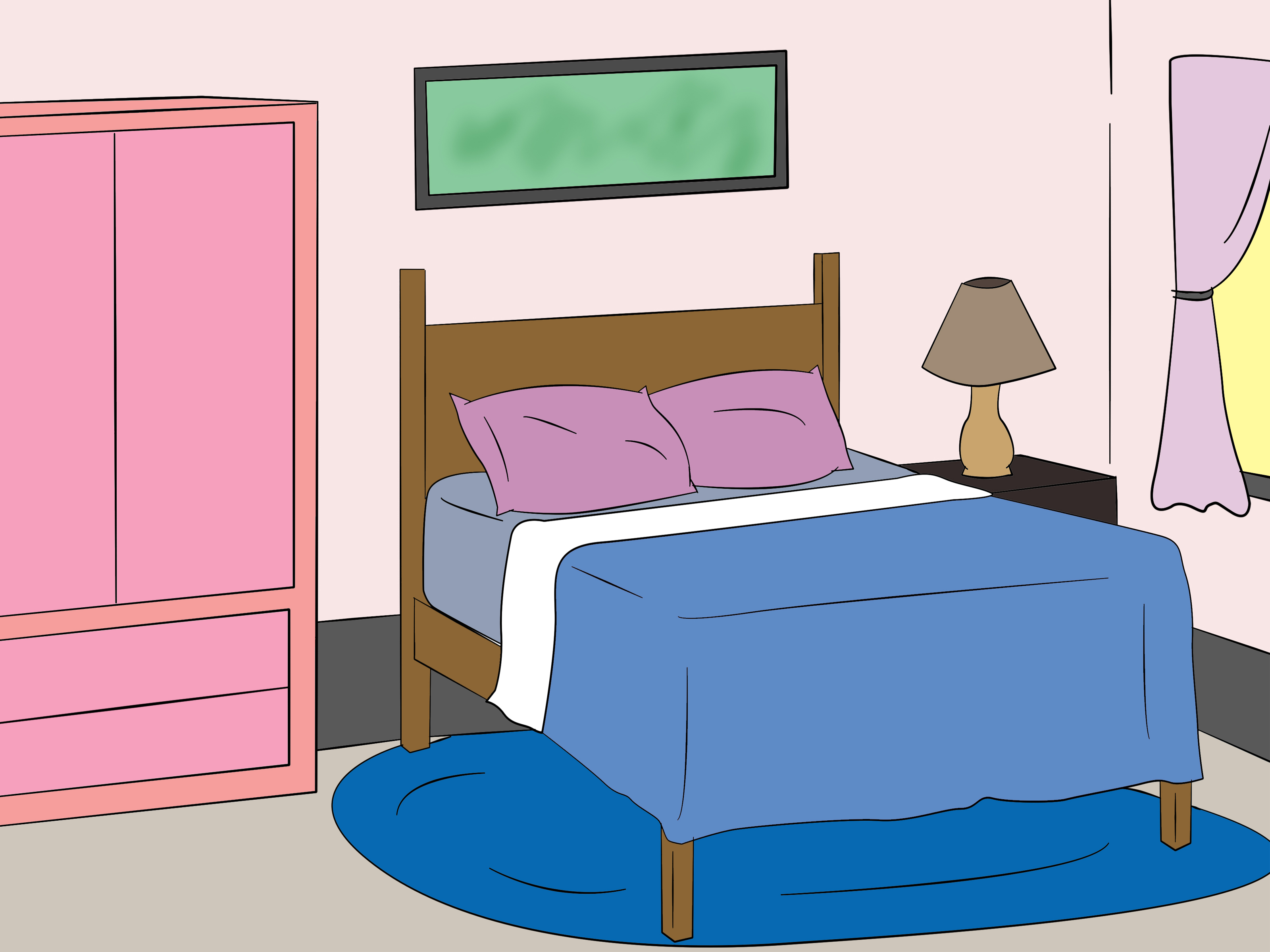 Bedroom clipart 2 » Clipart Station.