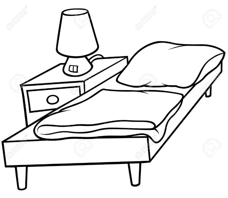 bedroom clipart black and white 20 free Cliparts | Download images on