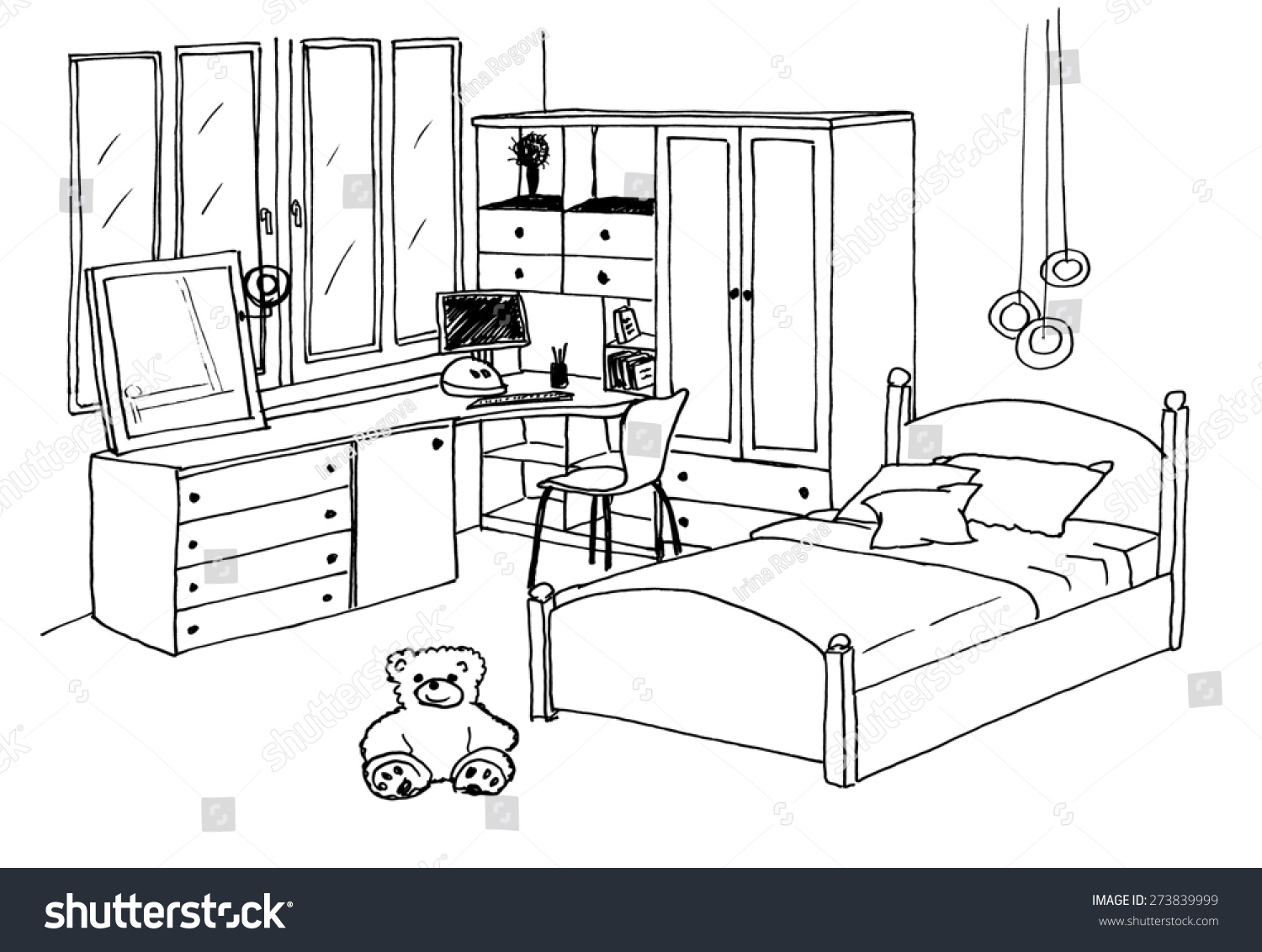 Bedroom Clipart Black And White Bed Black And White Clip Art Black