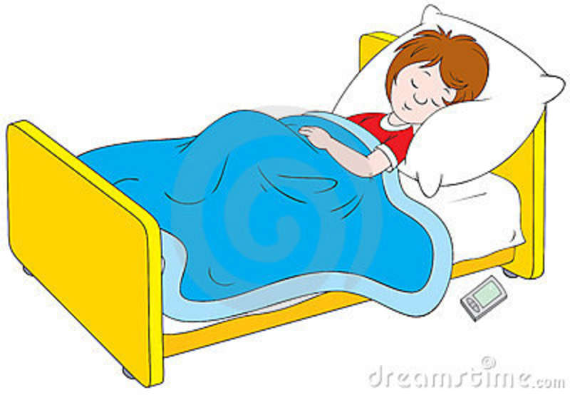 Kids bedtime clipart.