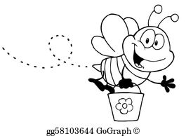 Honey Bee Clip Art.