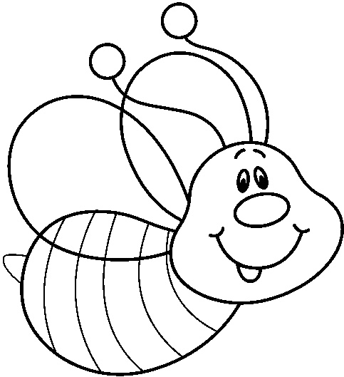 Best Bee Clipart Black and White #29171.