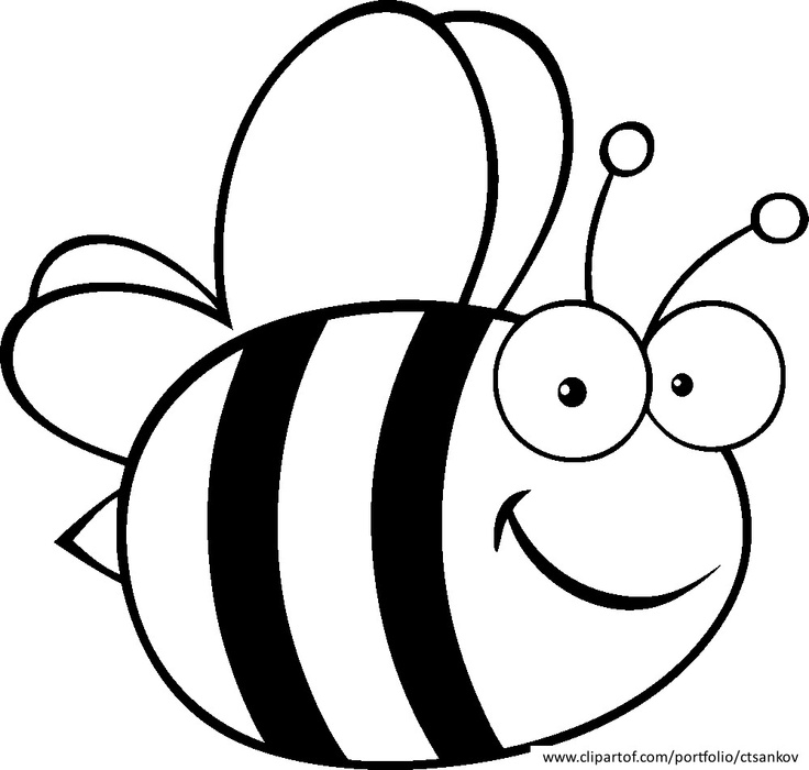 Bee clipart black and white 2 » Clipart Station.